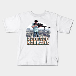 Rooftop Koreans Kids T-Shirt